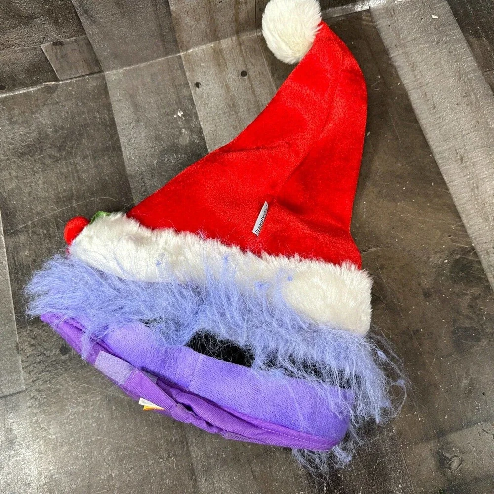 Despicable Me Evil Minion Mayhem Universal Purple Park Santa Hat Christmas‎ 2015